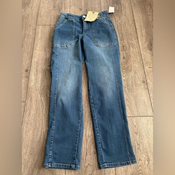 Democracy Denim - Democracy Ab technology high rise slimming panel Blue Denim Jeans